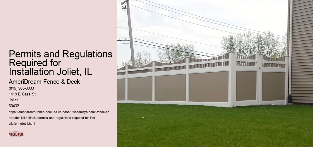 Permits and Regulations Required for Installation Joliet, IL