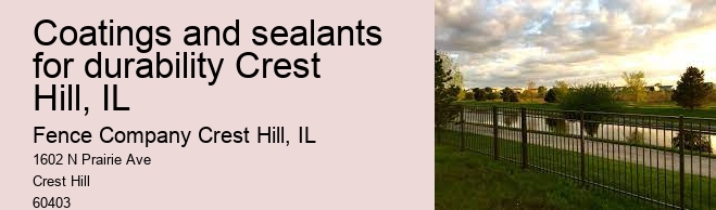 Coatings and sealants for durability Crest Hill, IL