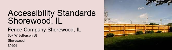 Accessibility Standards Shorewood, IL