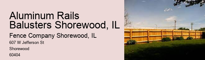 Aluminum Rails Balusters Shorewood, IL