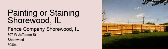 Painting or Staining Shorewood, IL