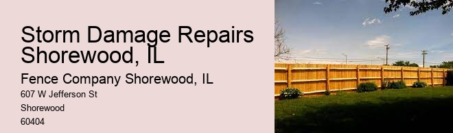 Storm Damage Repairs Shorewood, IL