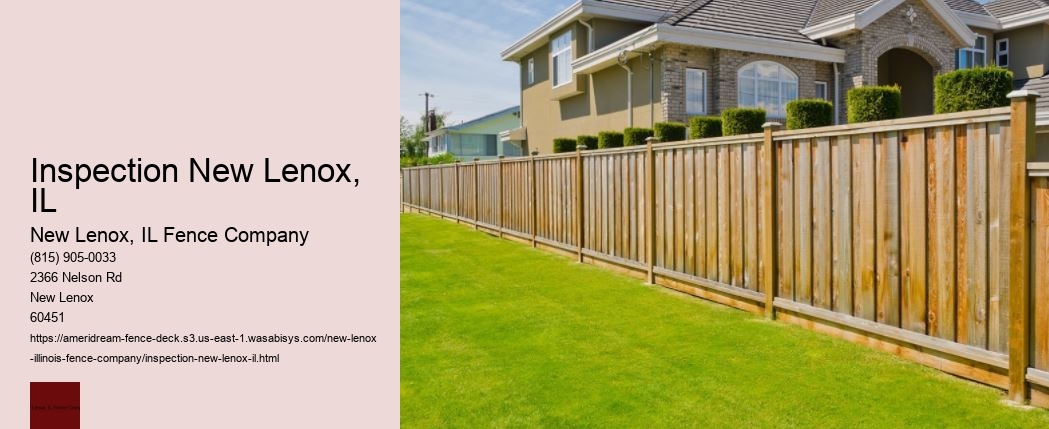 Inspection New Lenox, IL