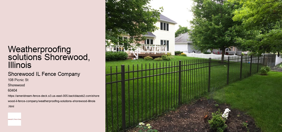 Weatherproofing solutions Shorewood, Illinois